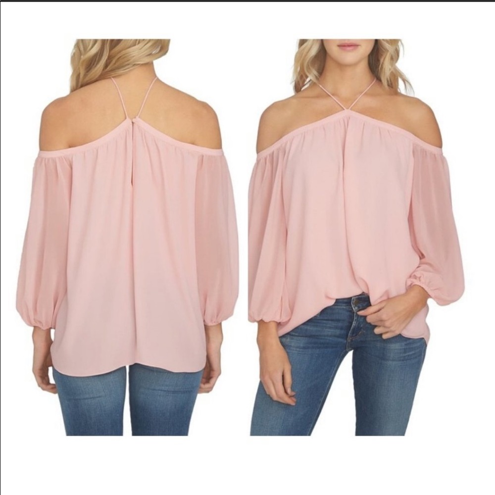 1 State Pink Blouse